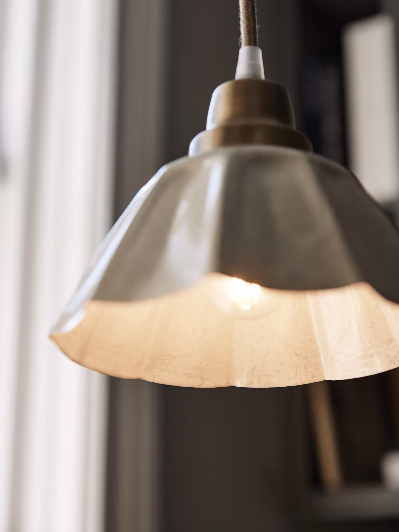 Ester fönsterlampa Offwhite 18cm