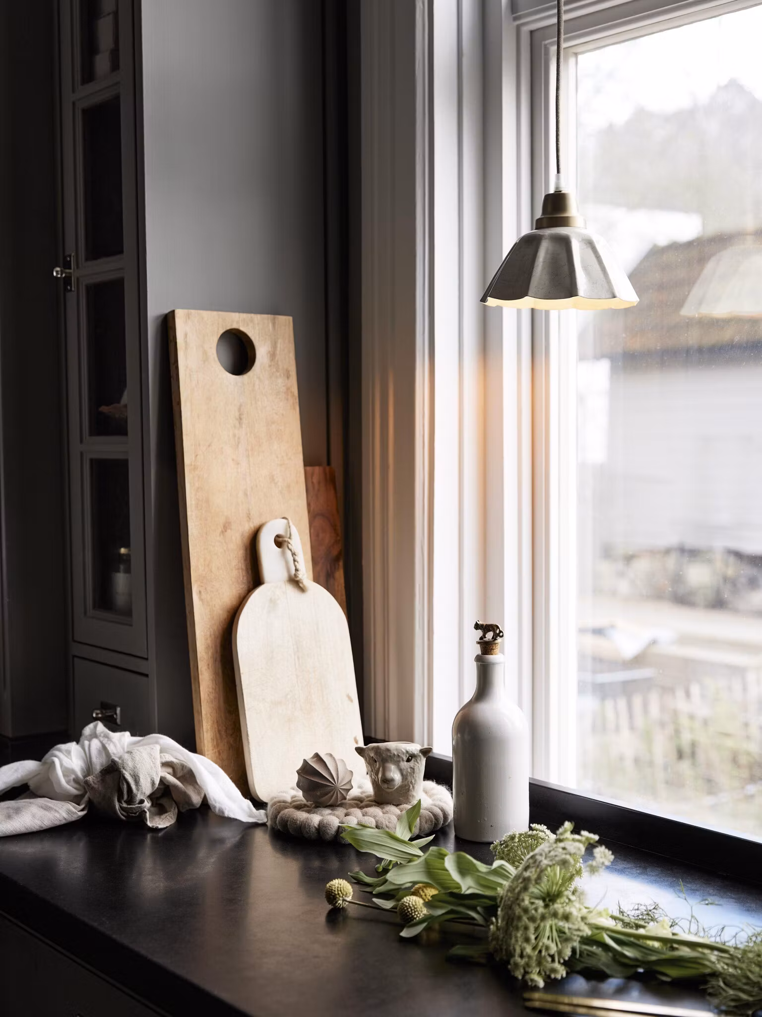 Ester fönsterlampa Offwhite 18cm