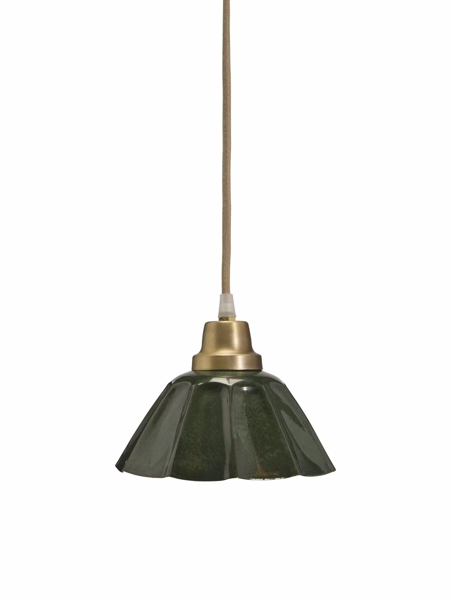 Ester fönsterlampa Mörkgrön 18cm