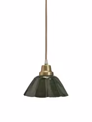 Ester fönsterlampa Mörkgrön 18cm