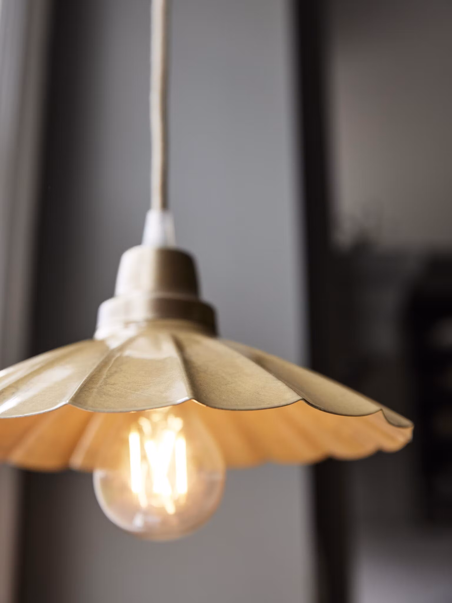 Ester fönsterlampa Senap 24cm