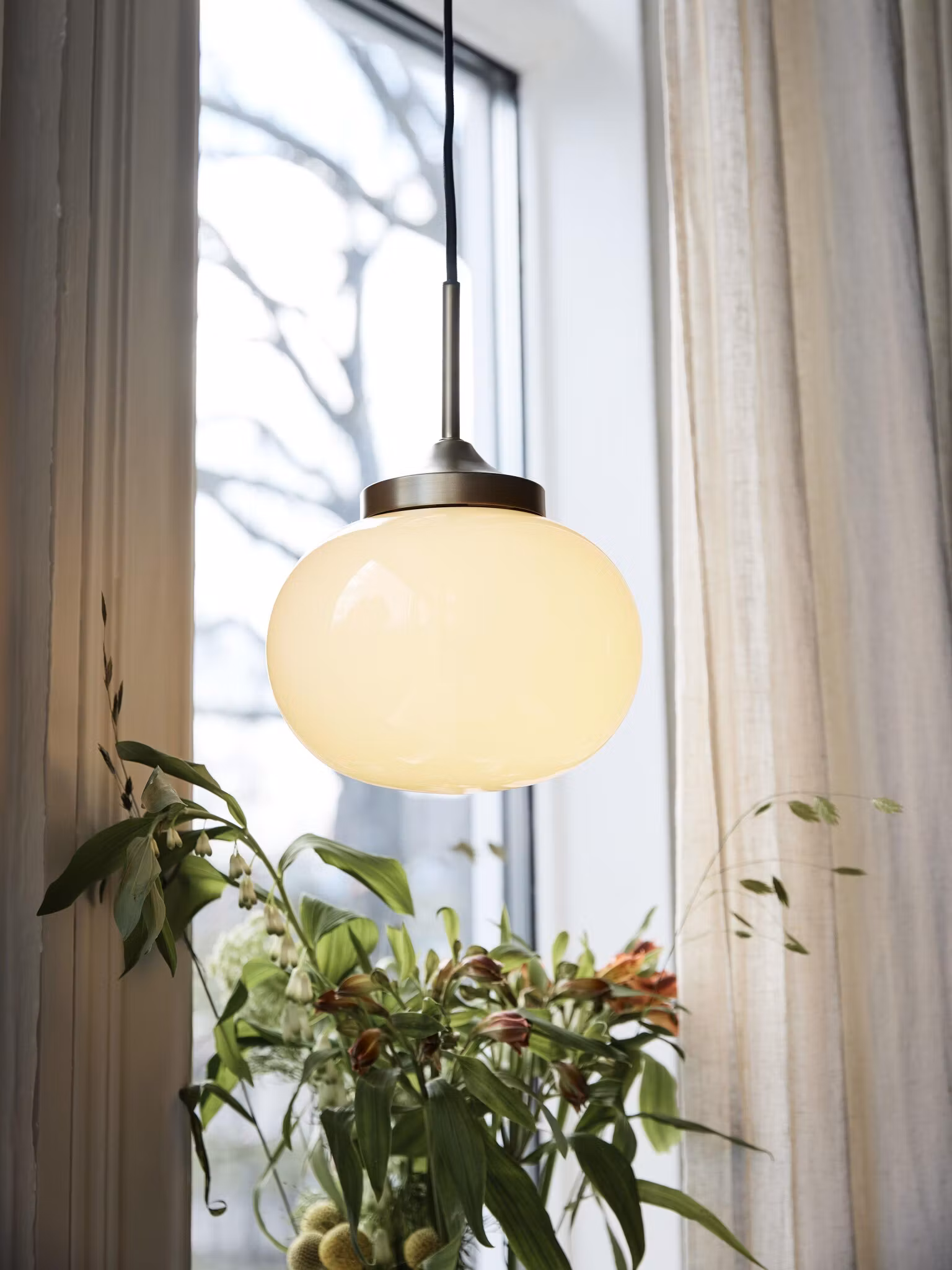 Elsy Fönsterlampa Mässing 18cm