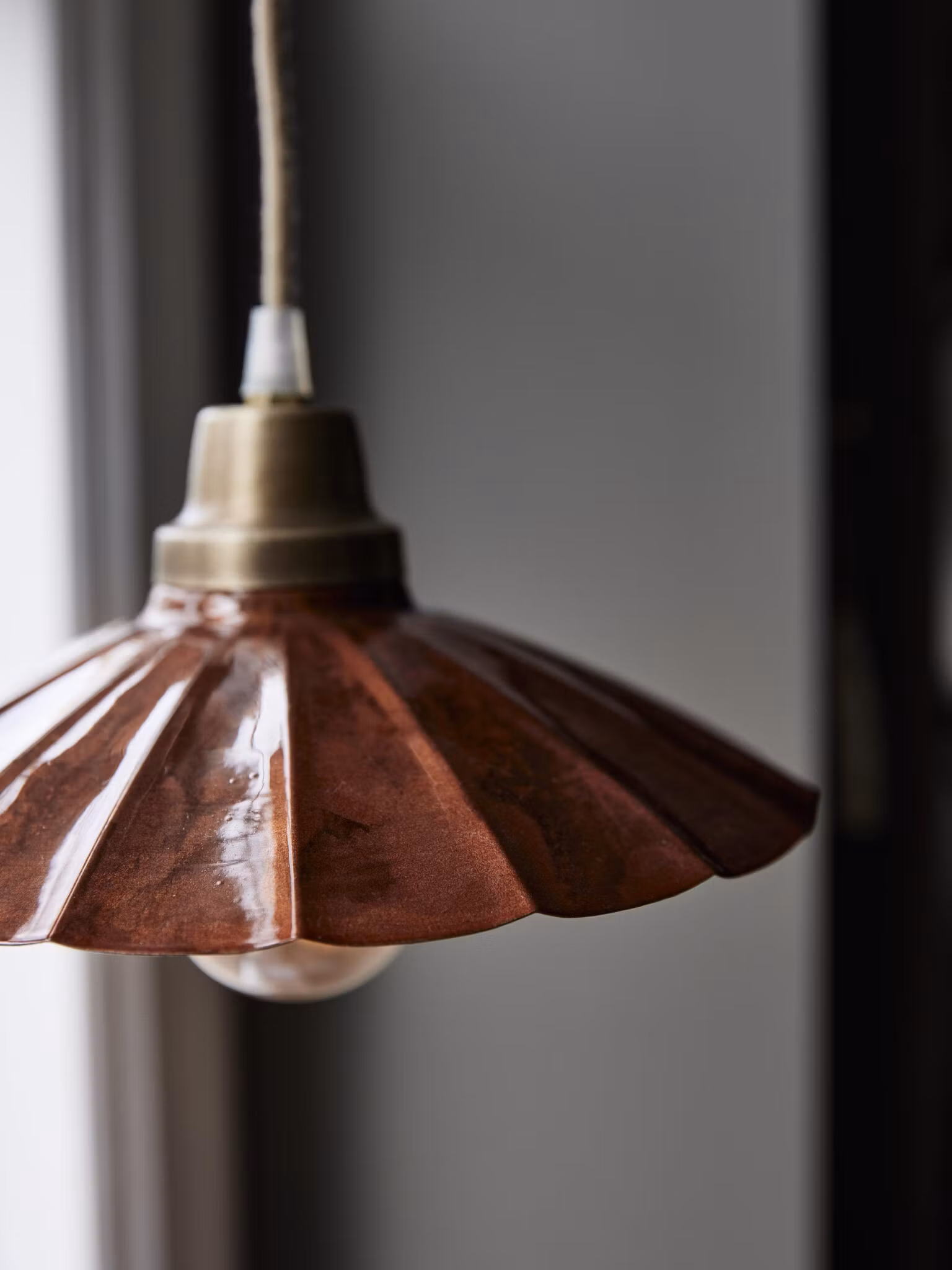 Ester fönsterlampa Terrakotta 24cm