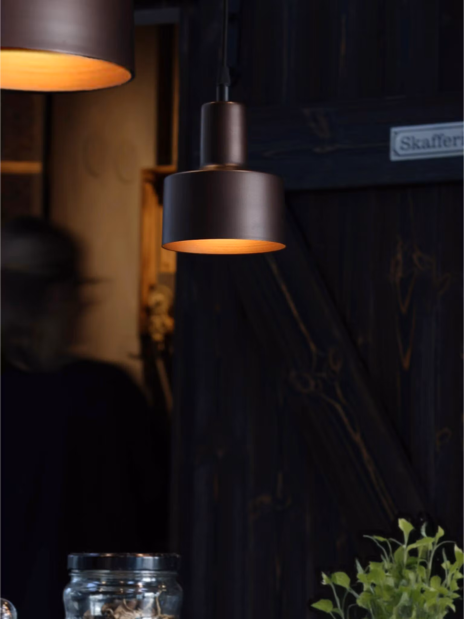 Solo fönsterlampa Antikbrun 13cm