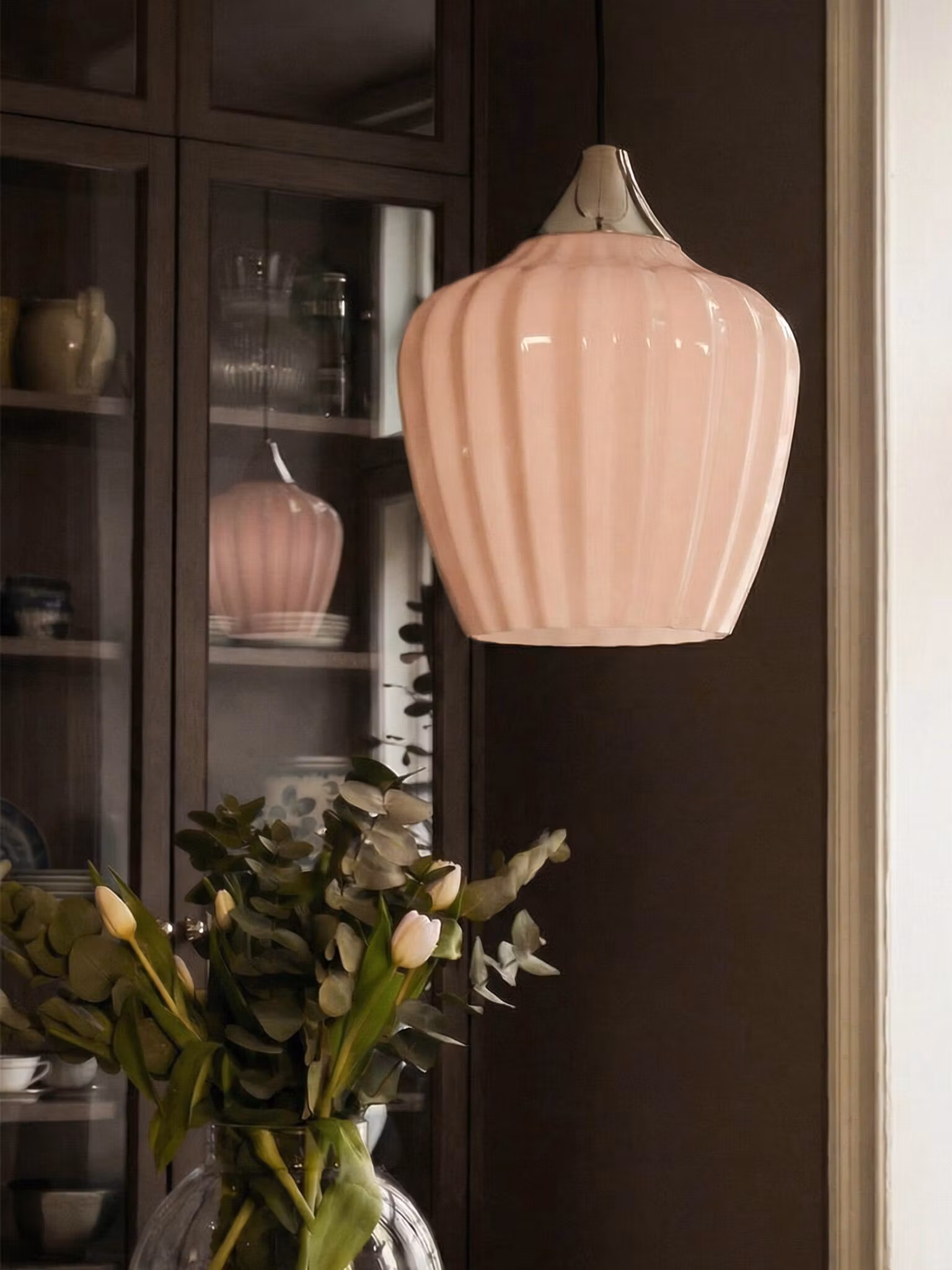Amalfi Taklampa Aprikos 25cm