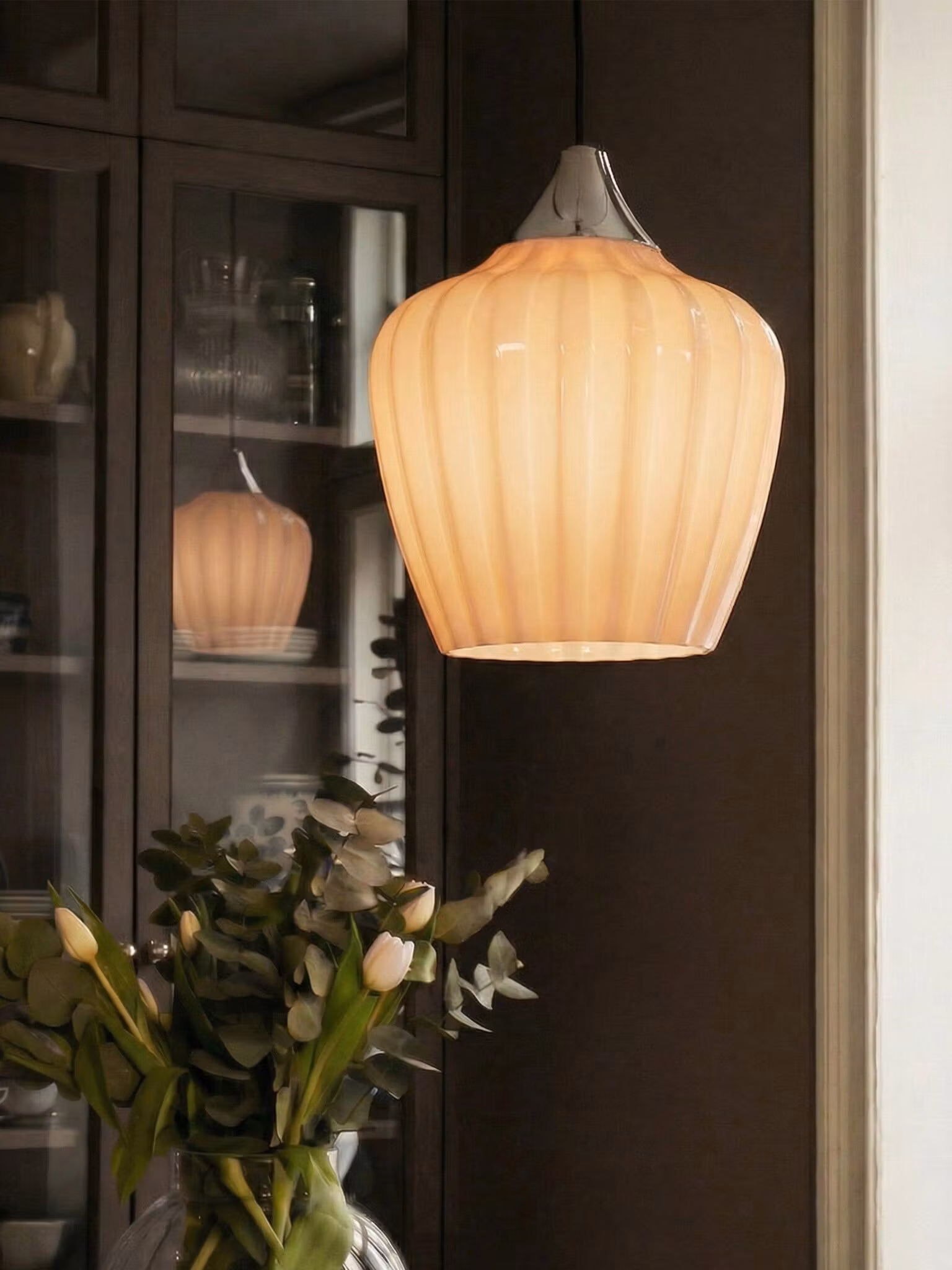 Amalfi Taklampa Aprikos 25cm