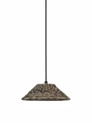 Lisen Takskärm Brun natur 27cm