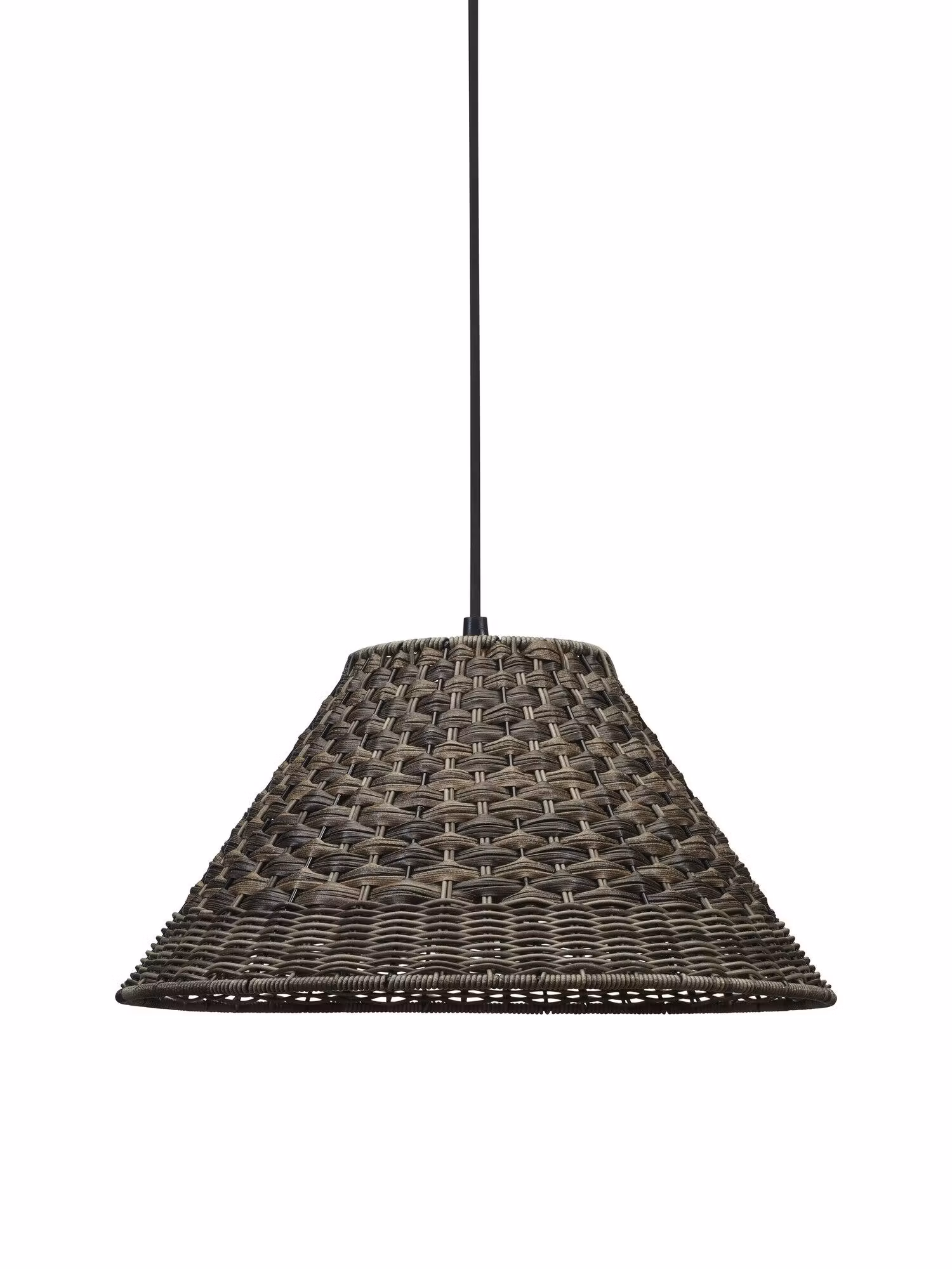 Lisen Takskärm Brun natur 45cm
