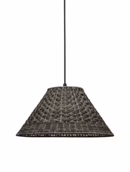 Lisen Takskärm Brun natur 45cm