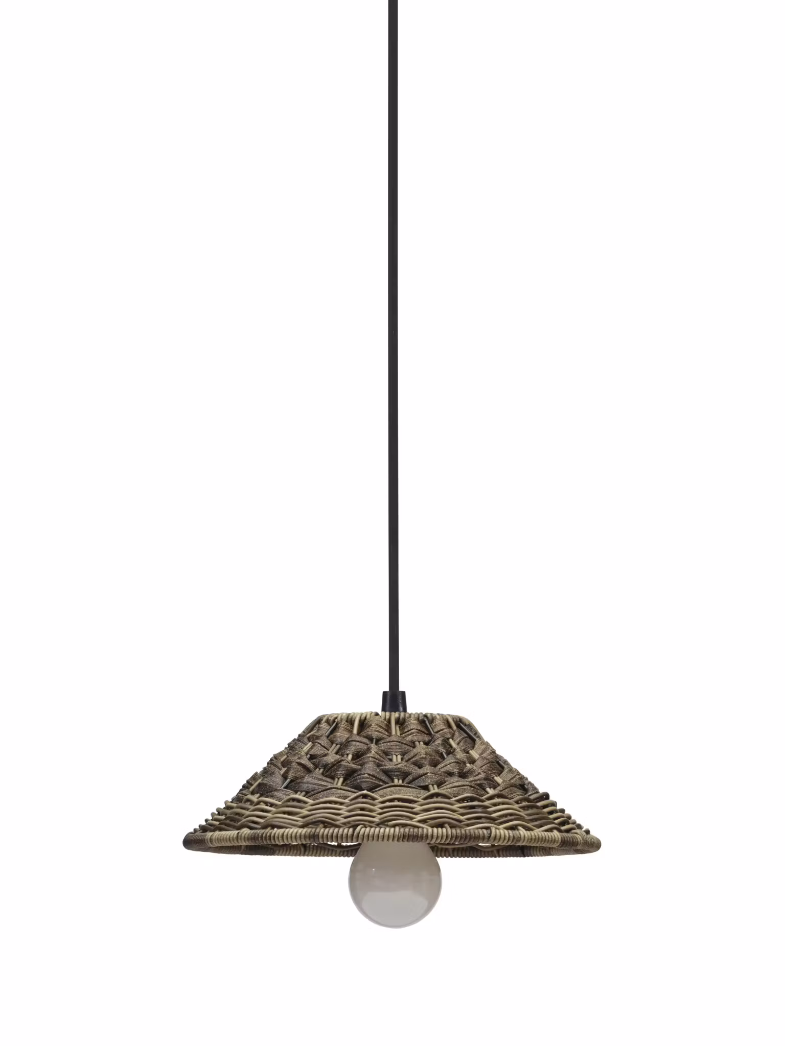 Lisen Takskärm Brun natur 27cm