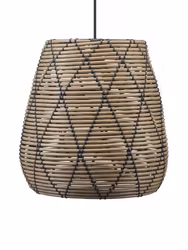 Lollo Takskärm Natur/svart 38cm