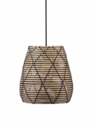 Lollo Takskärm Natur/svart 28cm