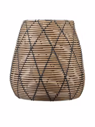 Lollo Lampskärm Natur/Svart 38cm