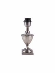 Pollino Lampfot Antiksilver 24cm