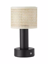 Tiara bordslampa Laddbar svart