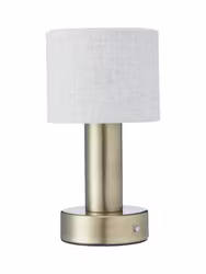 Tiara bordslampa Laddbar antikmässing