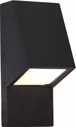 Luton fasadlampa 230V IP44 svart 32cm