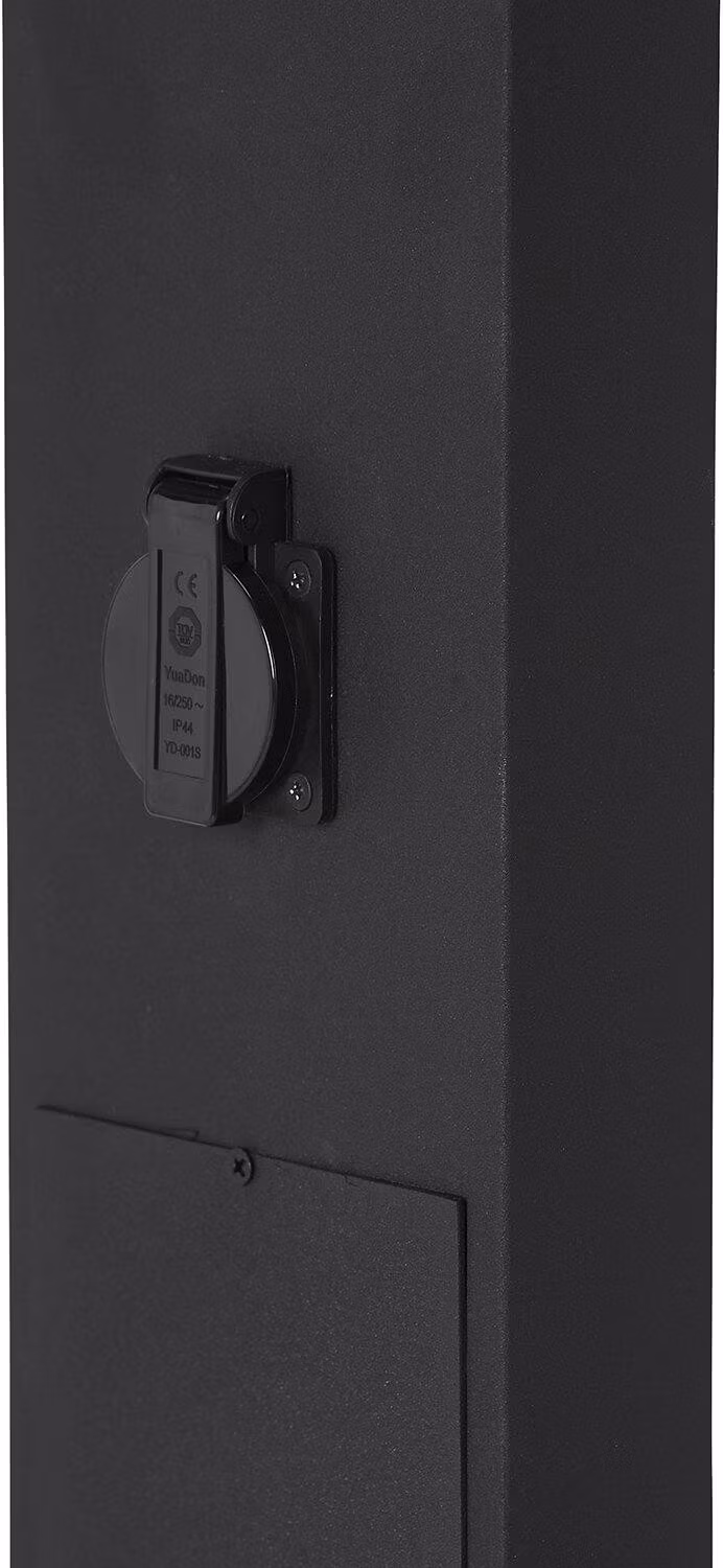 Luton stolpbelysning 230VIP44 svart 100cm