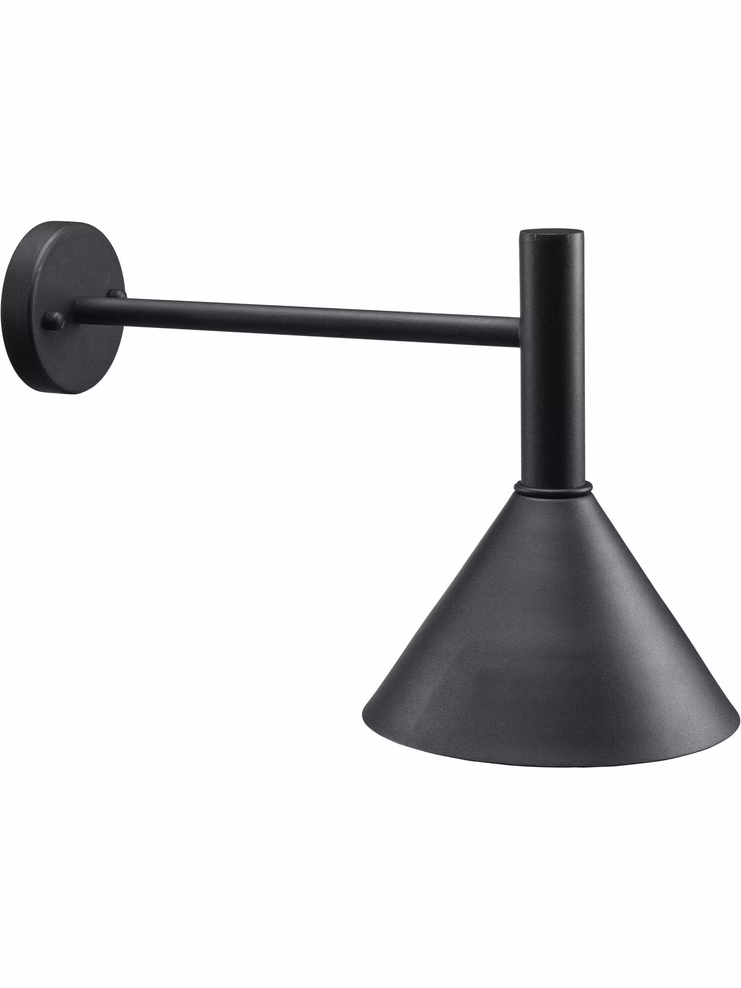 Tripp fasadlampa 230V IP44 svart 50cm