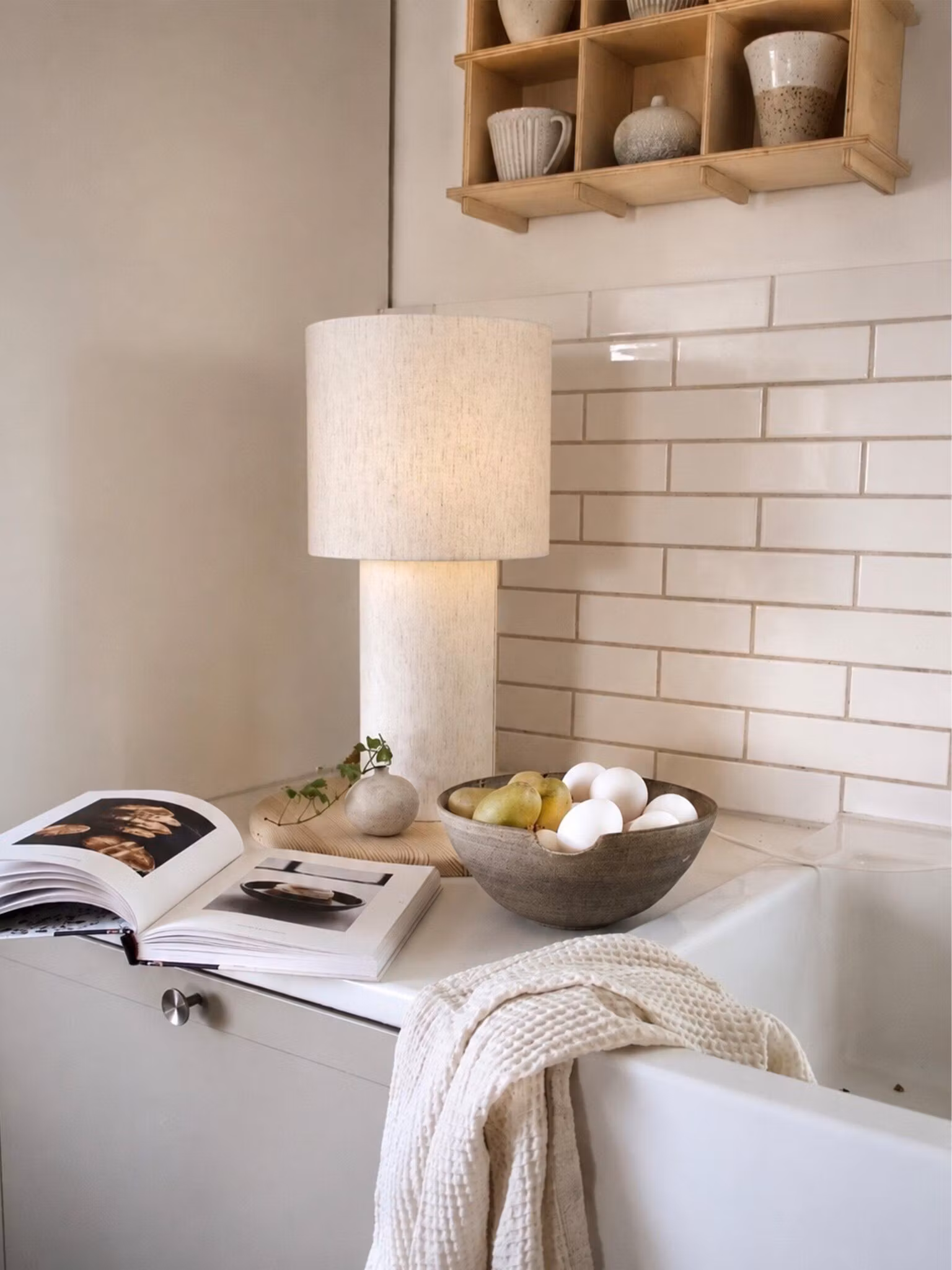 Leah Bordslampa Lj beige 46cm