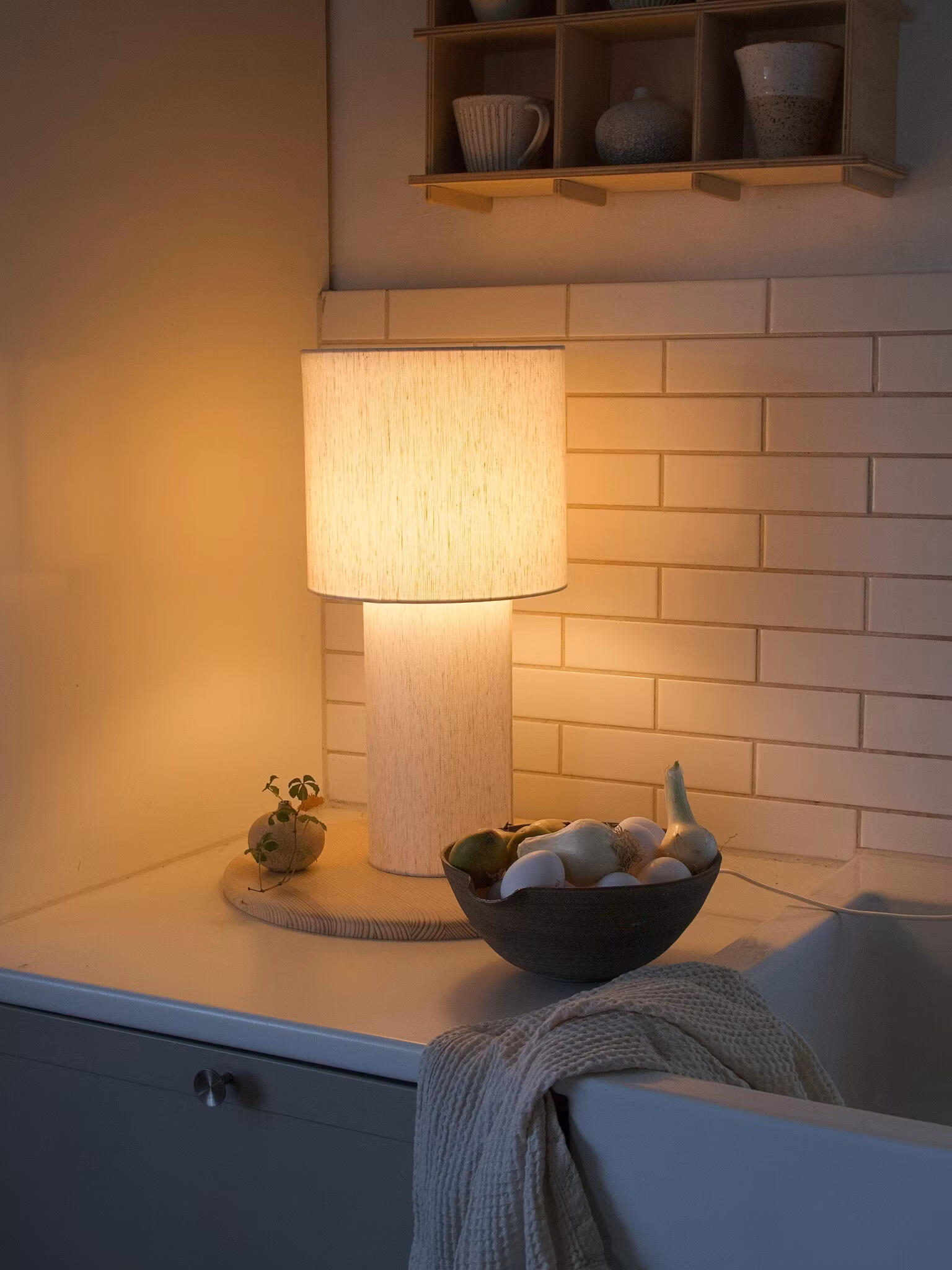 Leah Bordslampa Lj beige 46cm