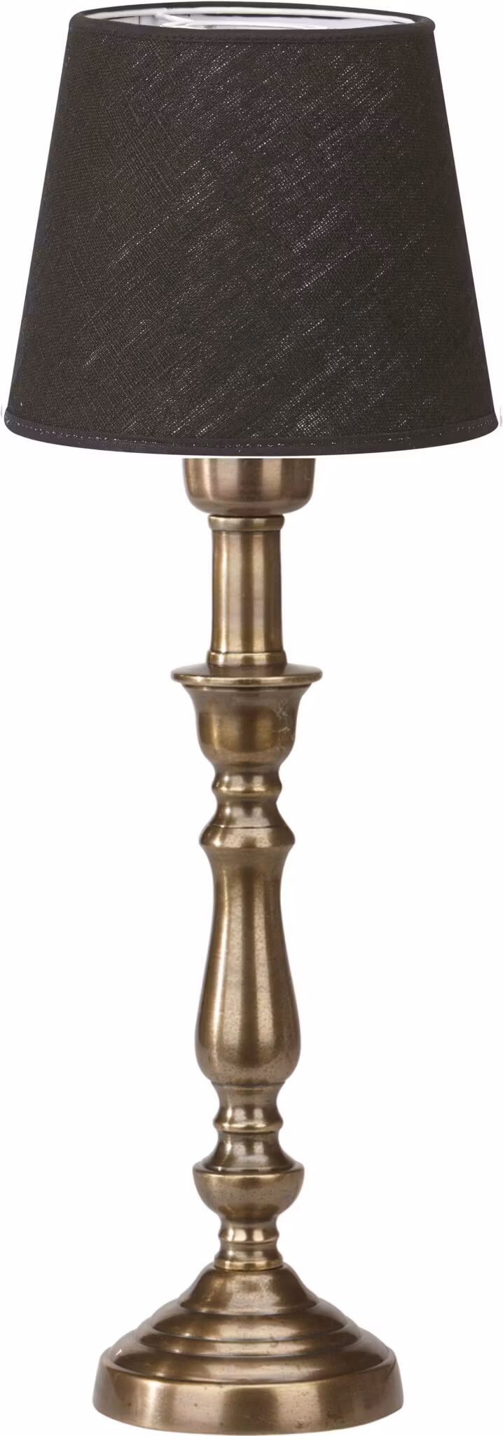 Therese Lampfot Antikmässing 34cm