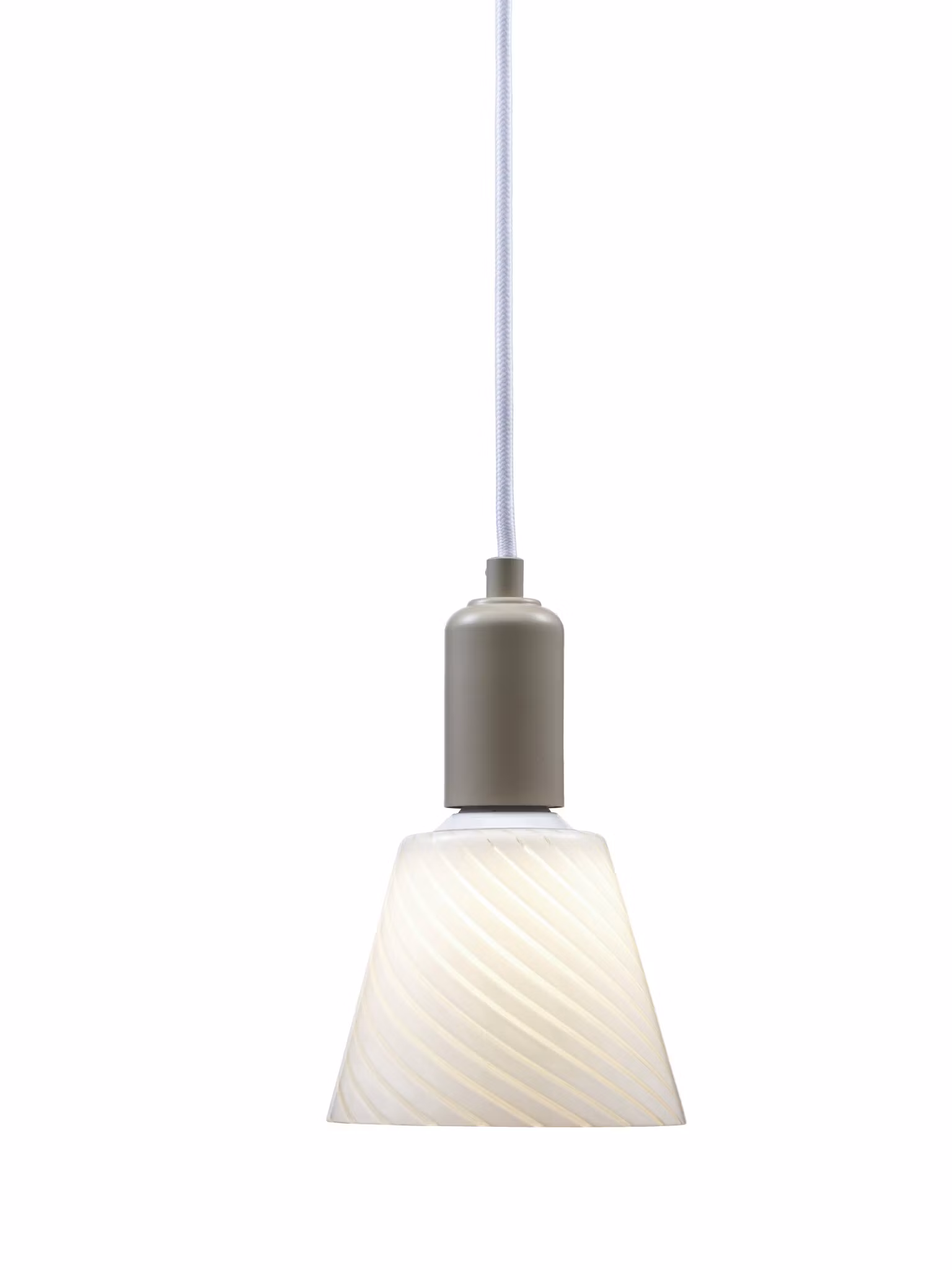 Tilda fönsterlampa E27, beige/vit