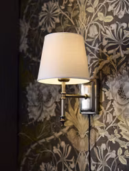 Classic Vägglampa Antiksilver 20cm