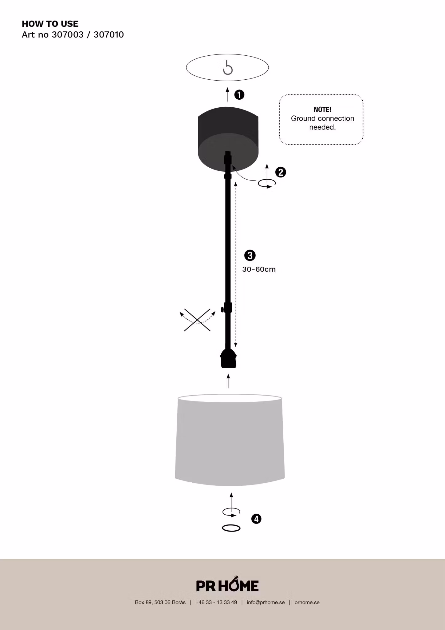 Bacup takkopp Svart 60cm