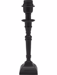 Salong Lampfot Matt Svart 33cm