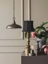 Philadelphia Taklamp Råsilver 35cm