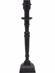 Salong Lampfot Matt Svart 42cm