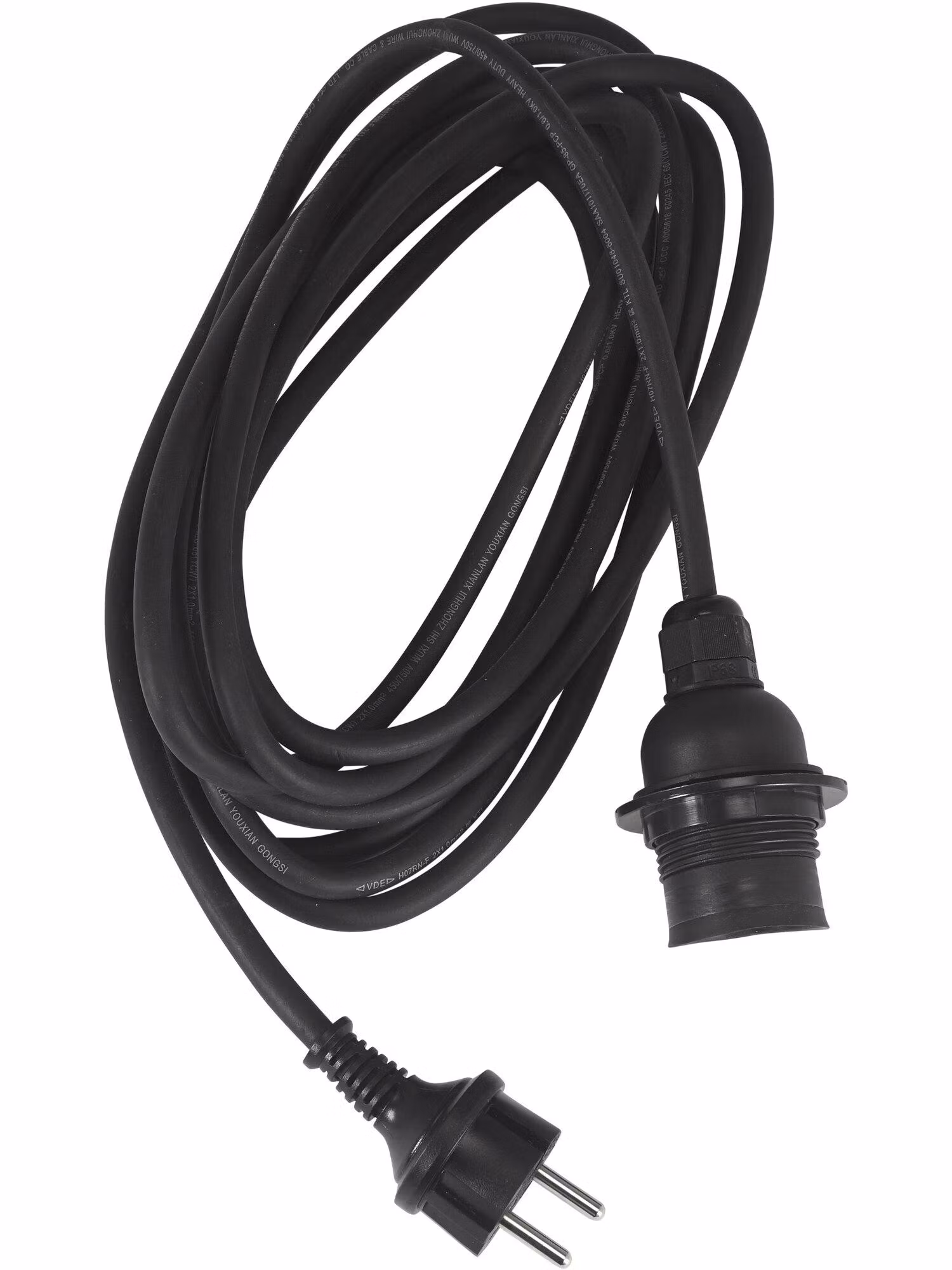 Flex Out Lampupphäng Utomhus Svart 250cm