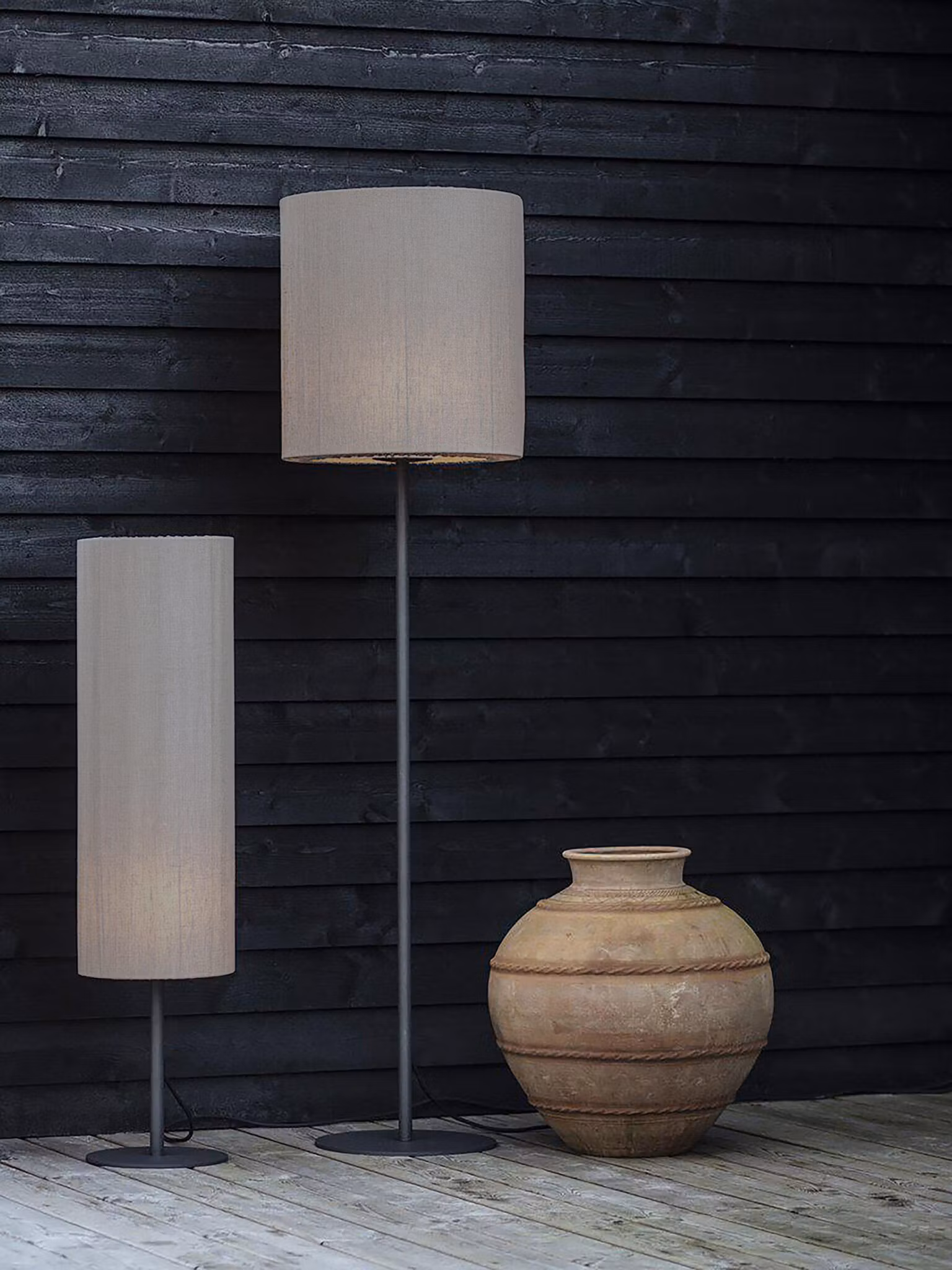 Agnar Utomhuslampa Golvfot grå 133cm