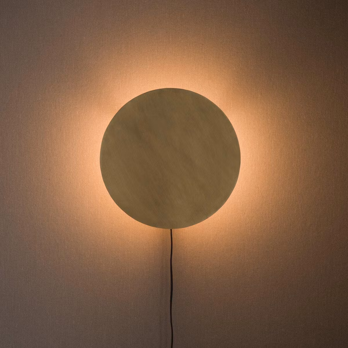 Fullmoon vägglampa Pale silver 25cm