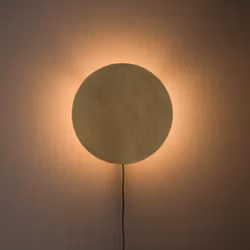 Fullmoon vägglampa Pale silver 25cm