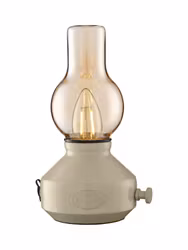 Glimt BordslampaIP44 Laddbar sand/amber