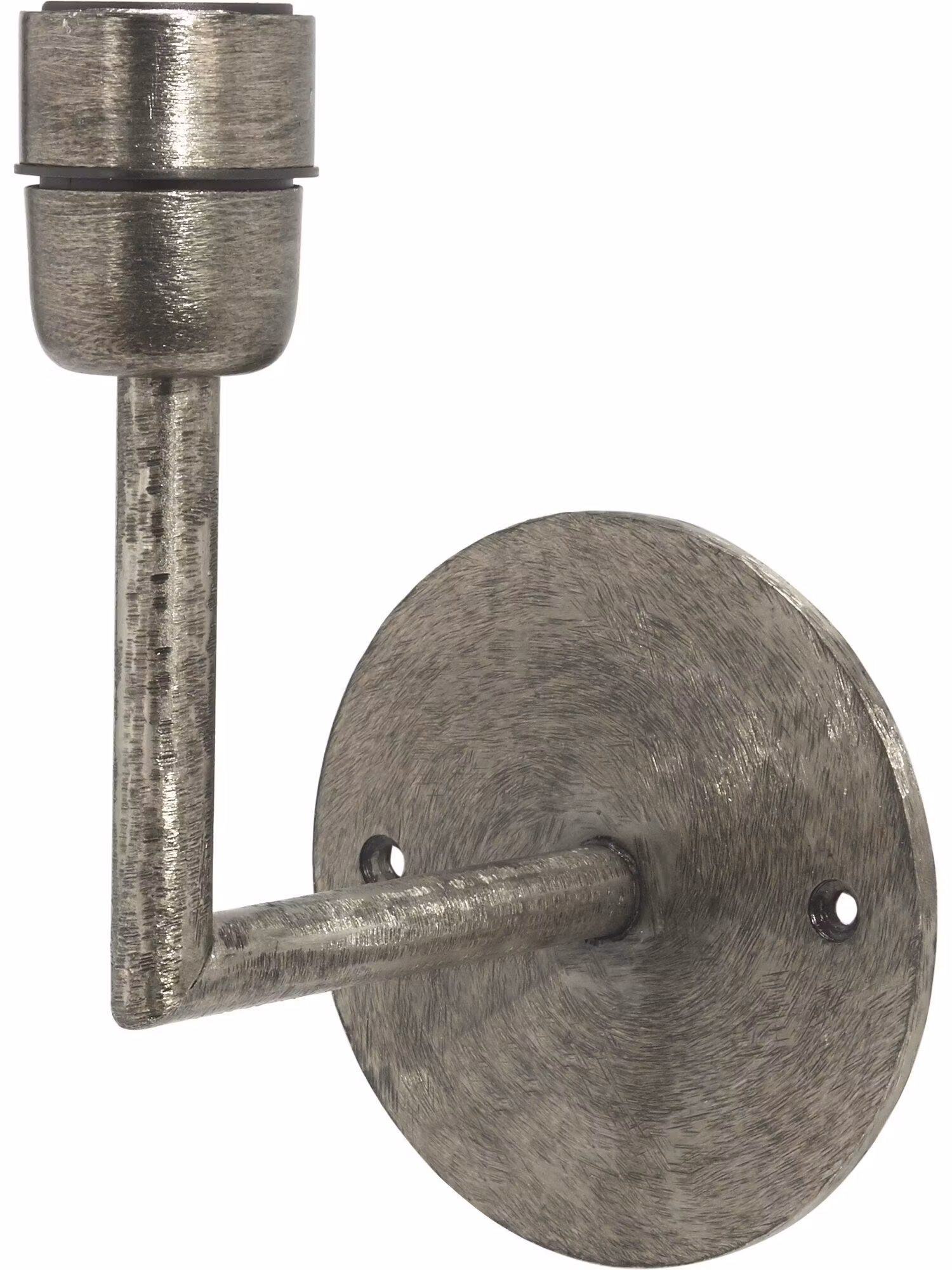 Base Vägglampa Beaten silver 13cm