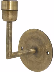 Base Vägglampa Beaten gold 13cm
