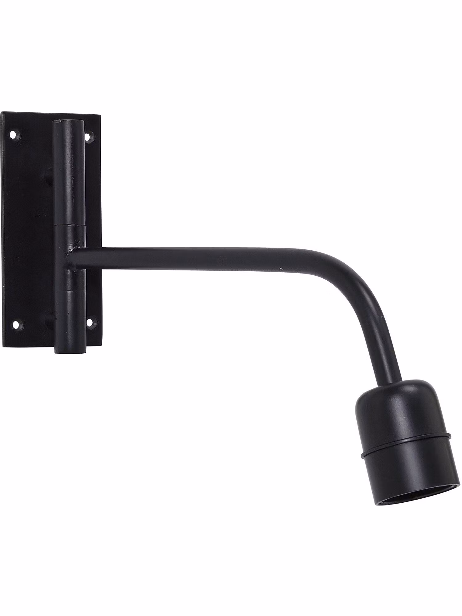 Base vägglampa Matt svart 34cm