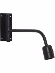 Base vägglampa Matt svart 34cm