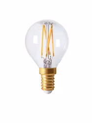 Elect LED Filament Klot klar E14