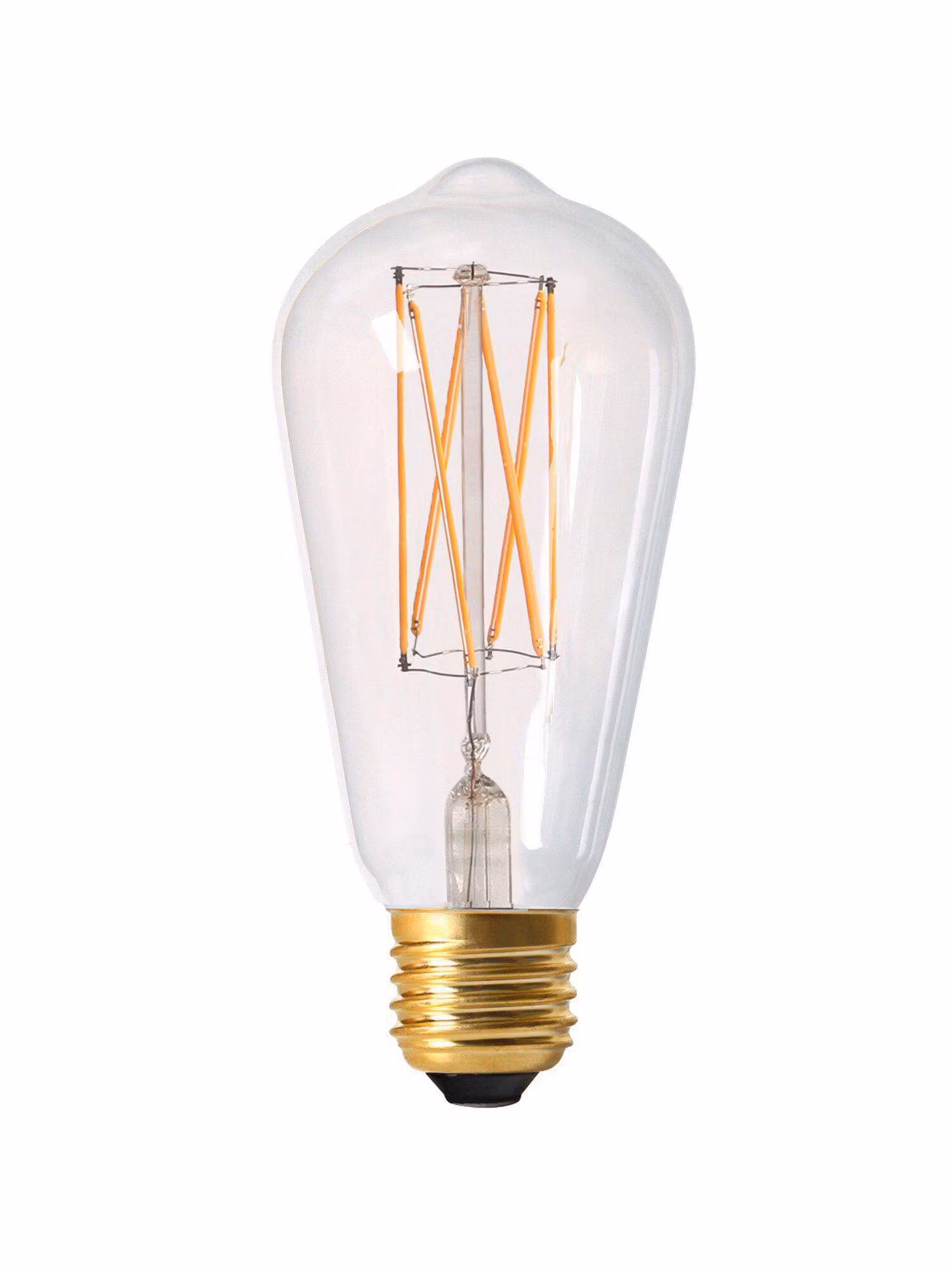 LED 3-step mem ST64 klar E27 64mm