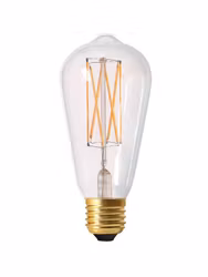 LED 3-step mem ST64 klar E27 64mm