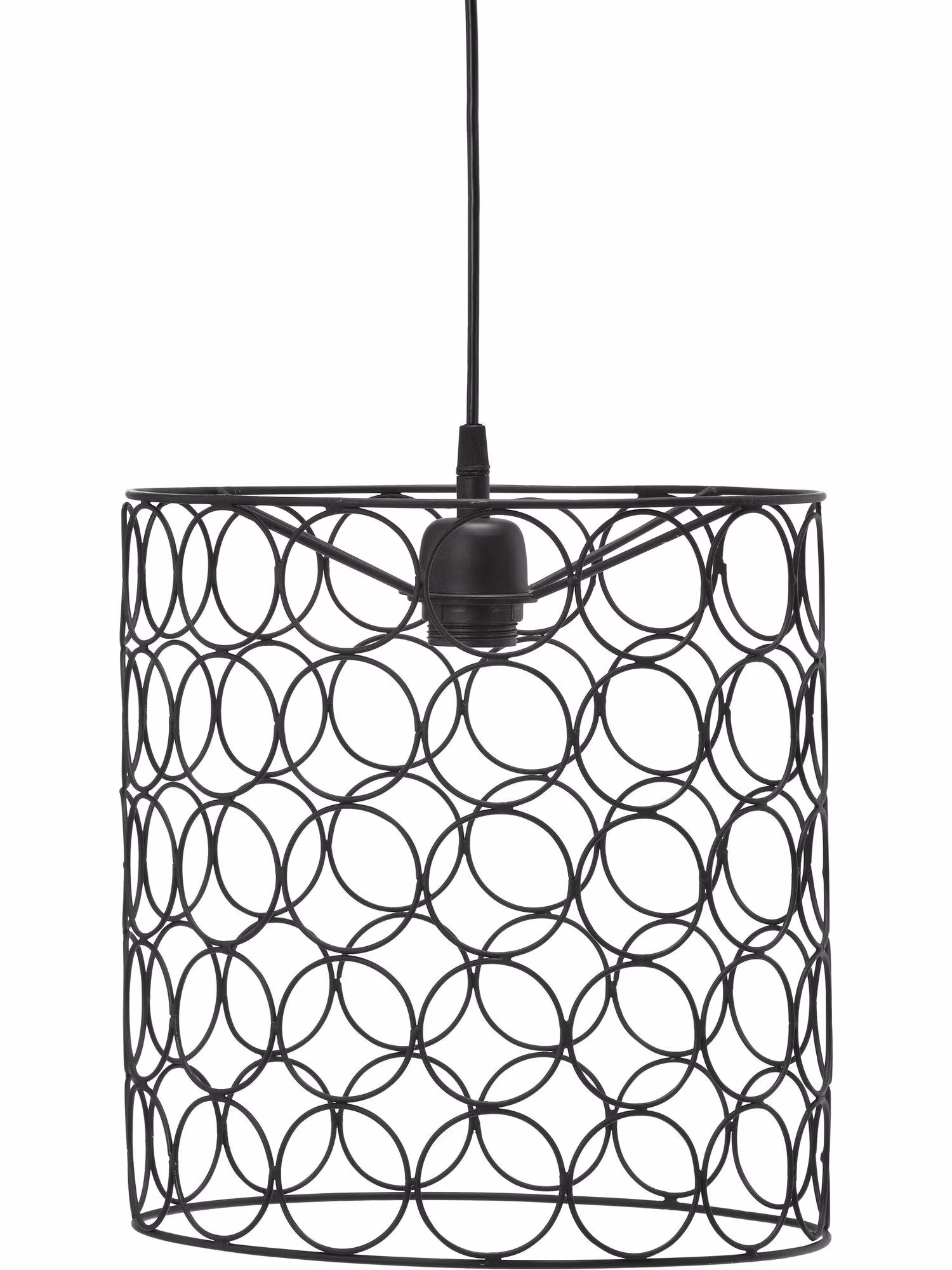 Ring taklampa Matt black 30cm