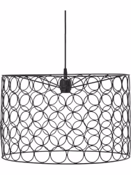 Ring taklampa Matt black 50cm