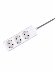 Grenuttag 3:a White/bl white 2m