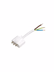 Takkontakt DCL 20cm kabel Jordad