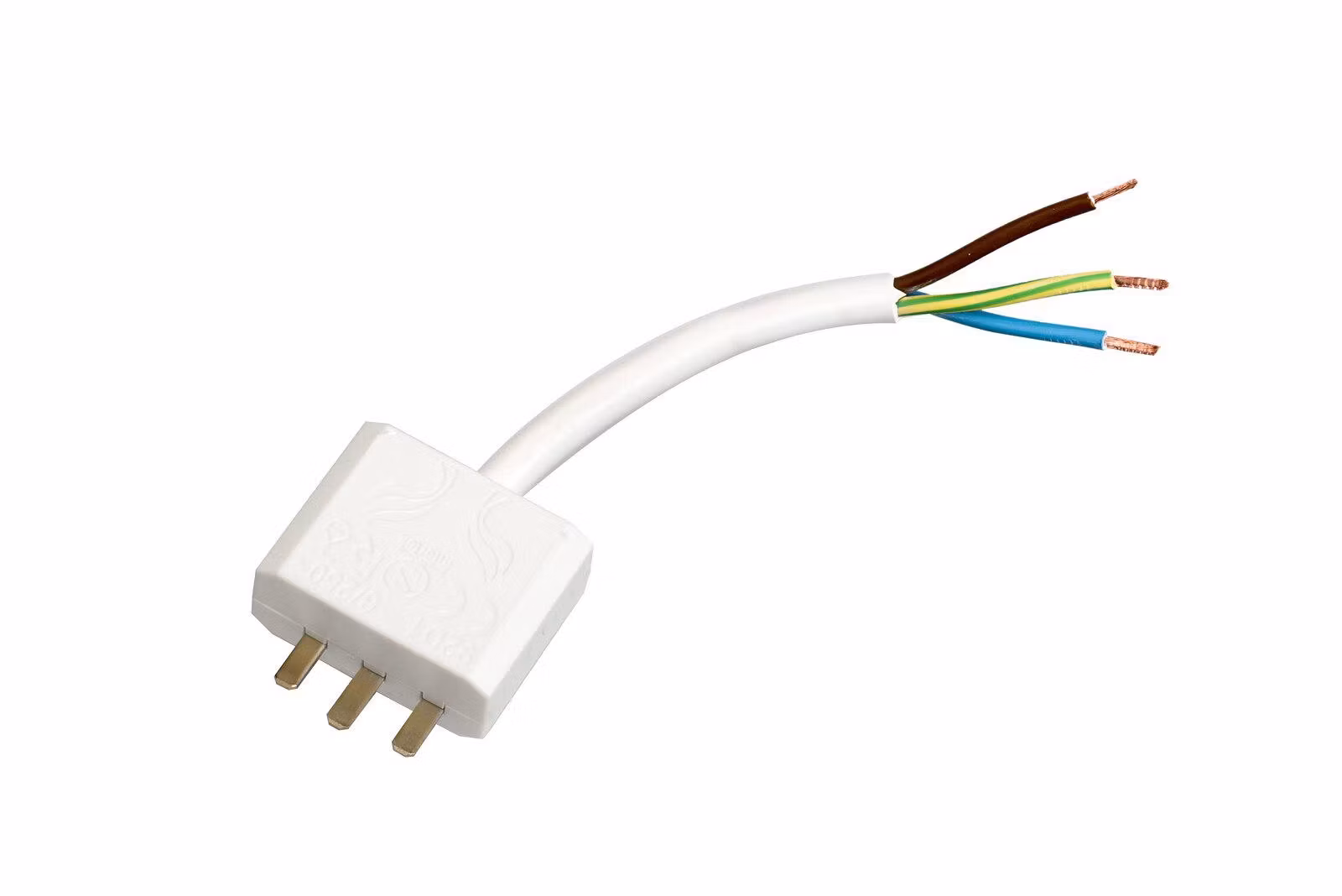 Takkontakt DCL 20cm kabel Jordad