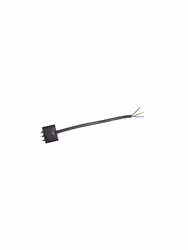 Takkontakt DCL Svart 20cm kabel Jordad
